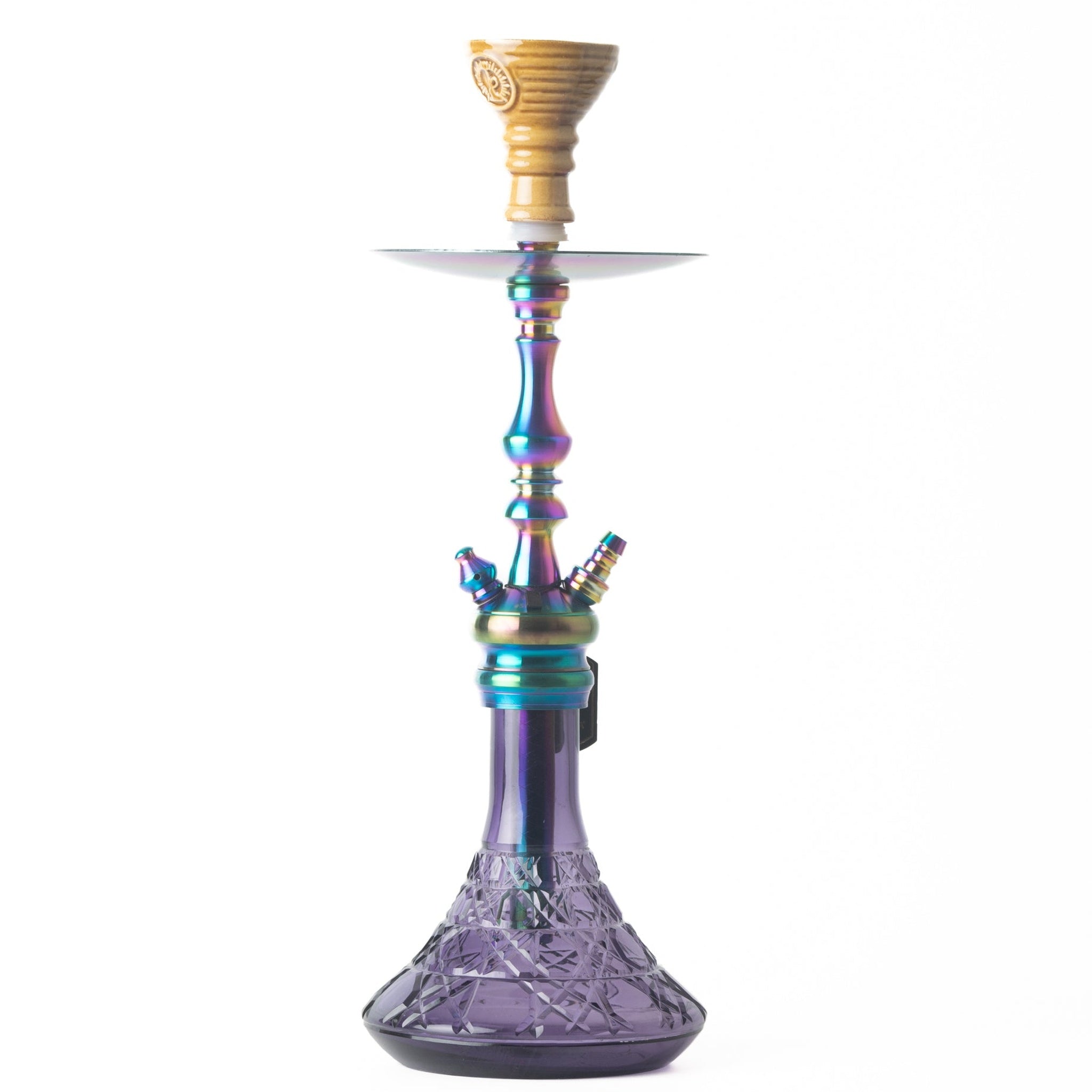 COCOYAYA Simba Hookah - Purple Base & Rainbow Stem