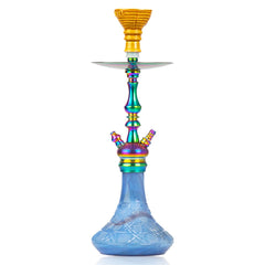 COCOYAYA Simba Hookah - Sky Blue Base & Rainbow Stem