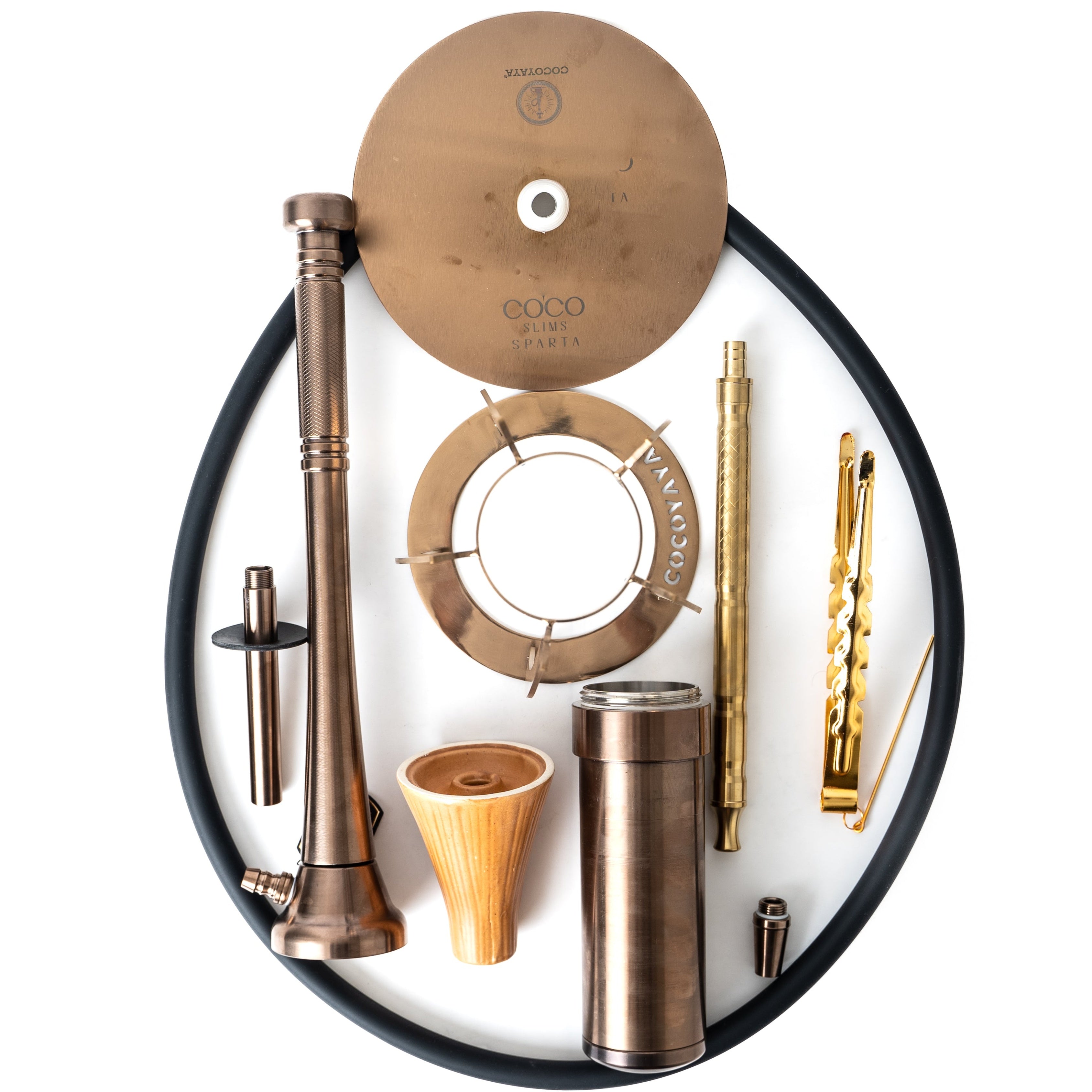 COCOYAYA Slim Sparta Hookah - Bronze