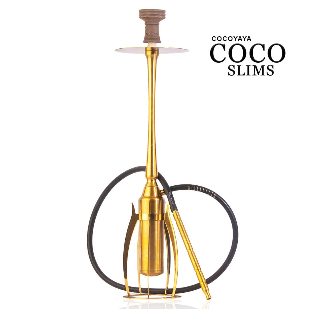 COCOYAYA Slim Sparta Hookah - Golden