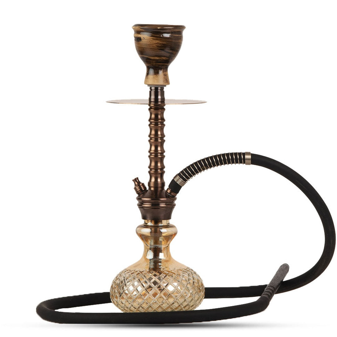COCOYAYA Suzie Hookah (Conquer Series) - Bronze & Goldish Base