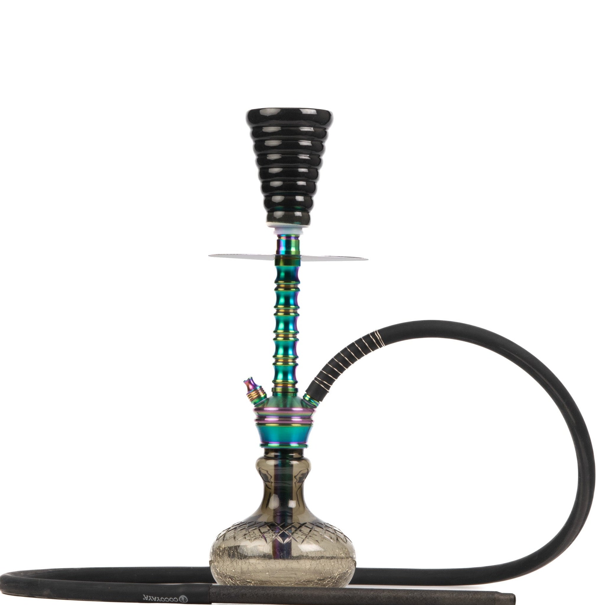 COCOYAYA Suzie Hookah (Conquer Series) - Rainbow (Grey Base)