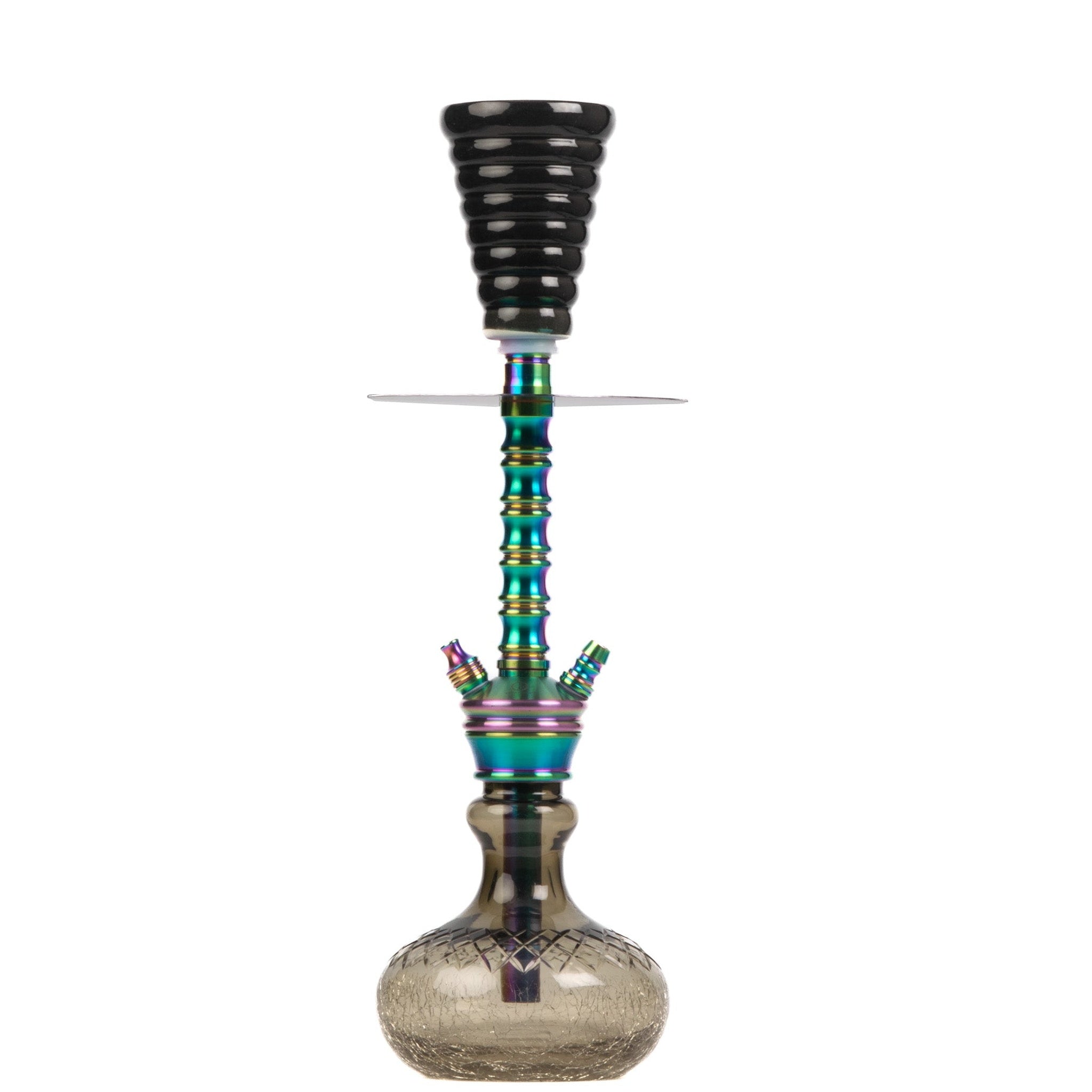COCOYAYA Suzie Hookah (Conquer Series) - Rainbow (Grey Base)