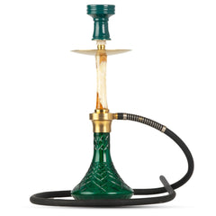 COCOYAYA Sydney Hookah - Golden Stem & Green Base
