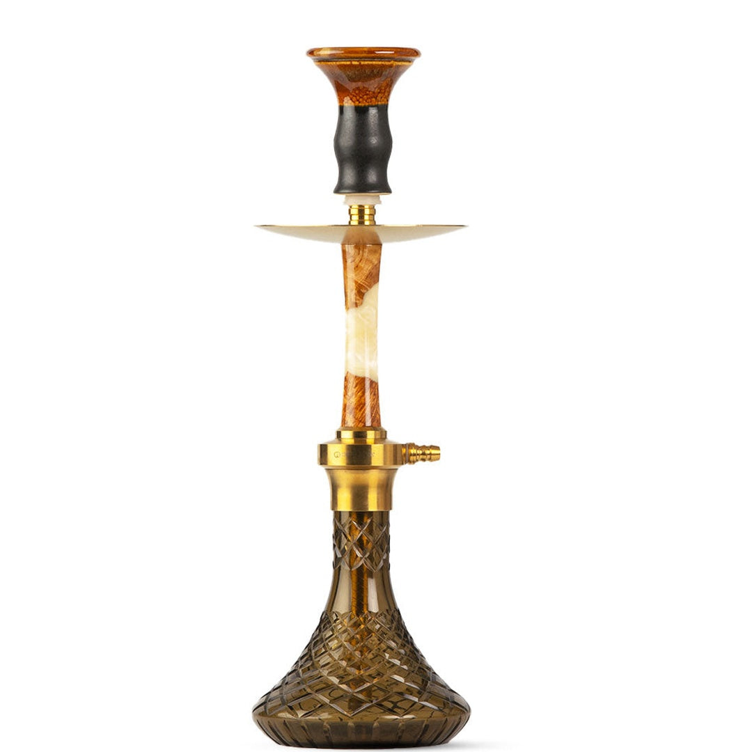 COCOYAYA Sydney Hookah - Golden & Cut Glass Base