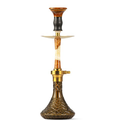 COCOYAYA Sydney Hookah - Golden & Cut Glass Base