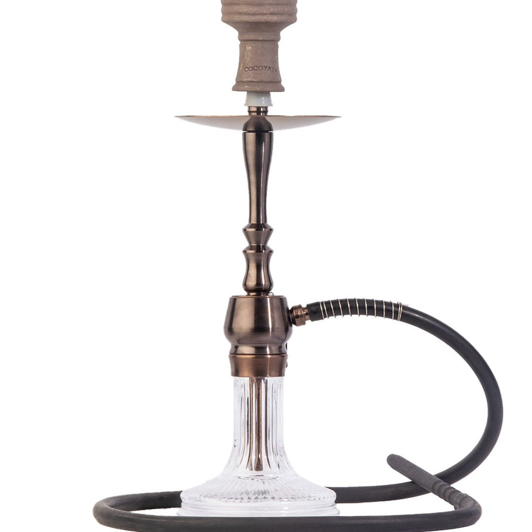 COCOYAYA Tokyo X Hookah - Bronze Stem & Transparent Base