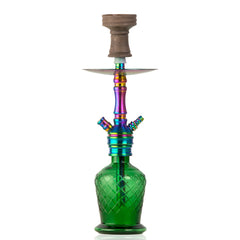 COCOYAYA VIP Amy Hookah - Rainbow Stem & Green Base