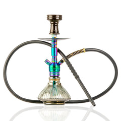 COCOYAYA VIP Micky Hookah - Rainbow Stem & Cut Glass Base