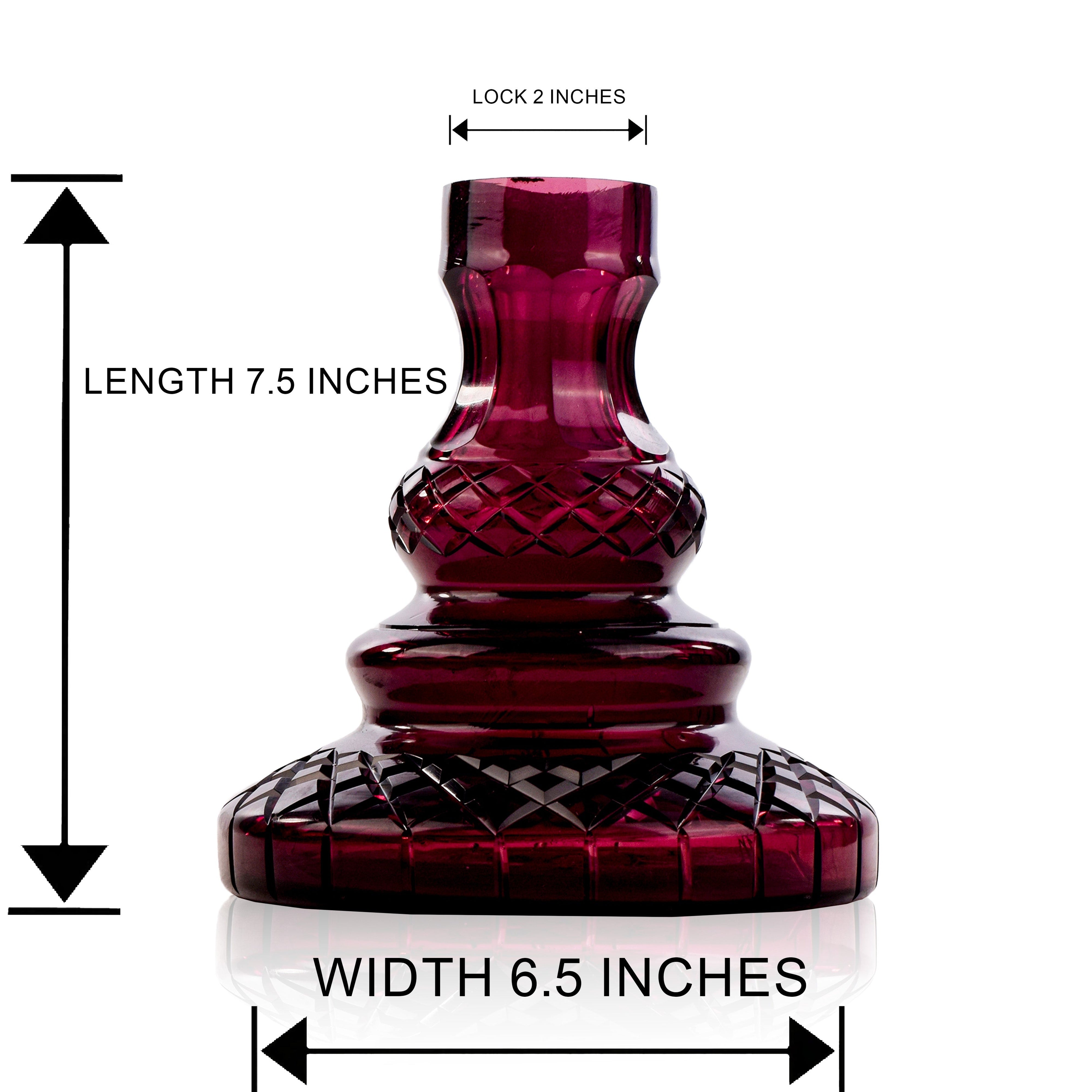 COCOYAYA Valeria Hookah Replacement Base Only - Purple