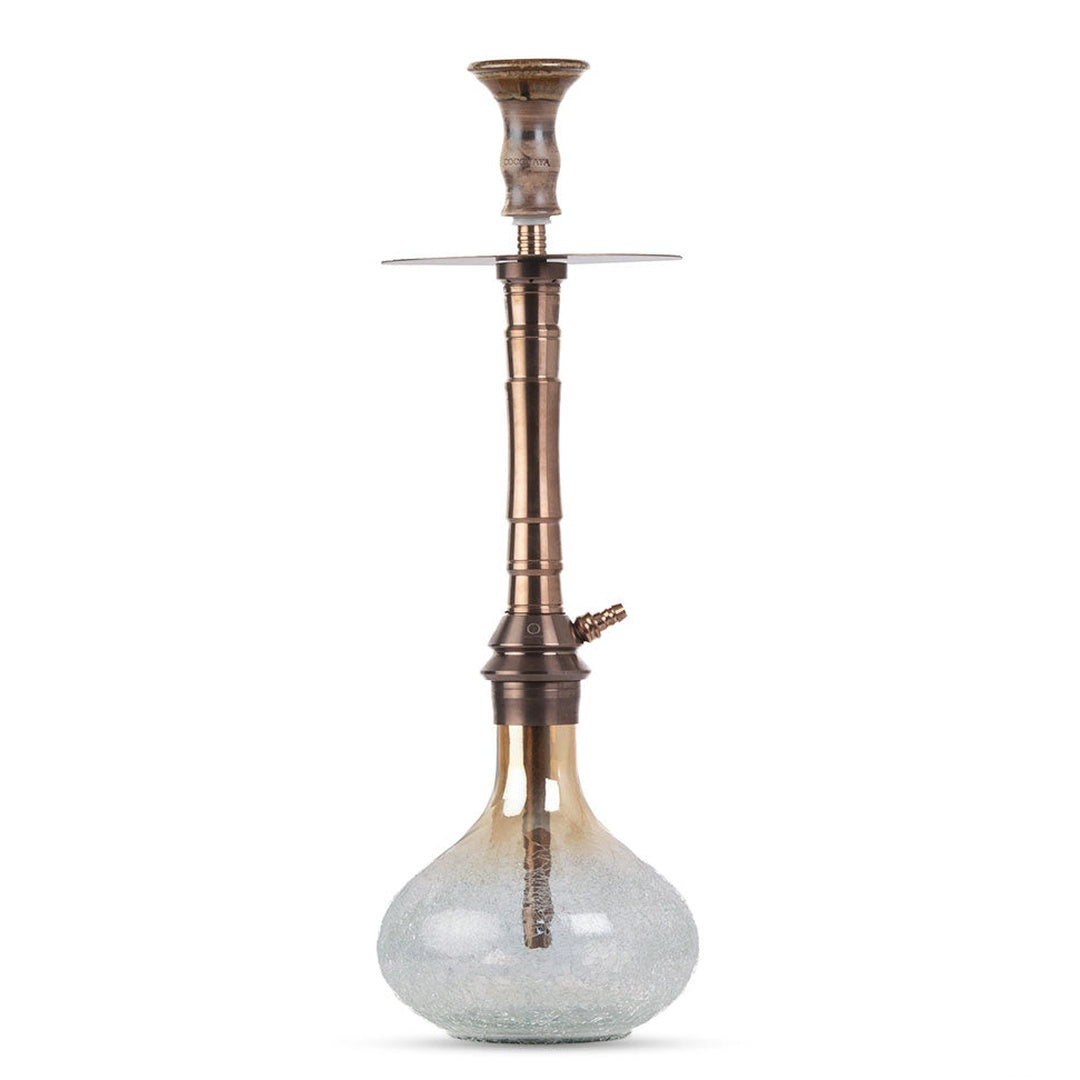 COCOYAYA Vargo Hookah - Bronze & Transparent Crack Base