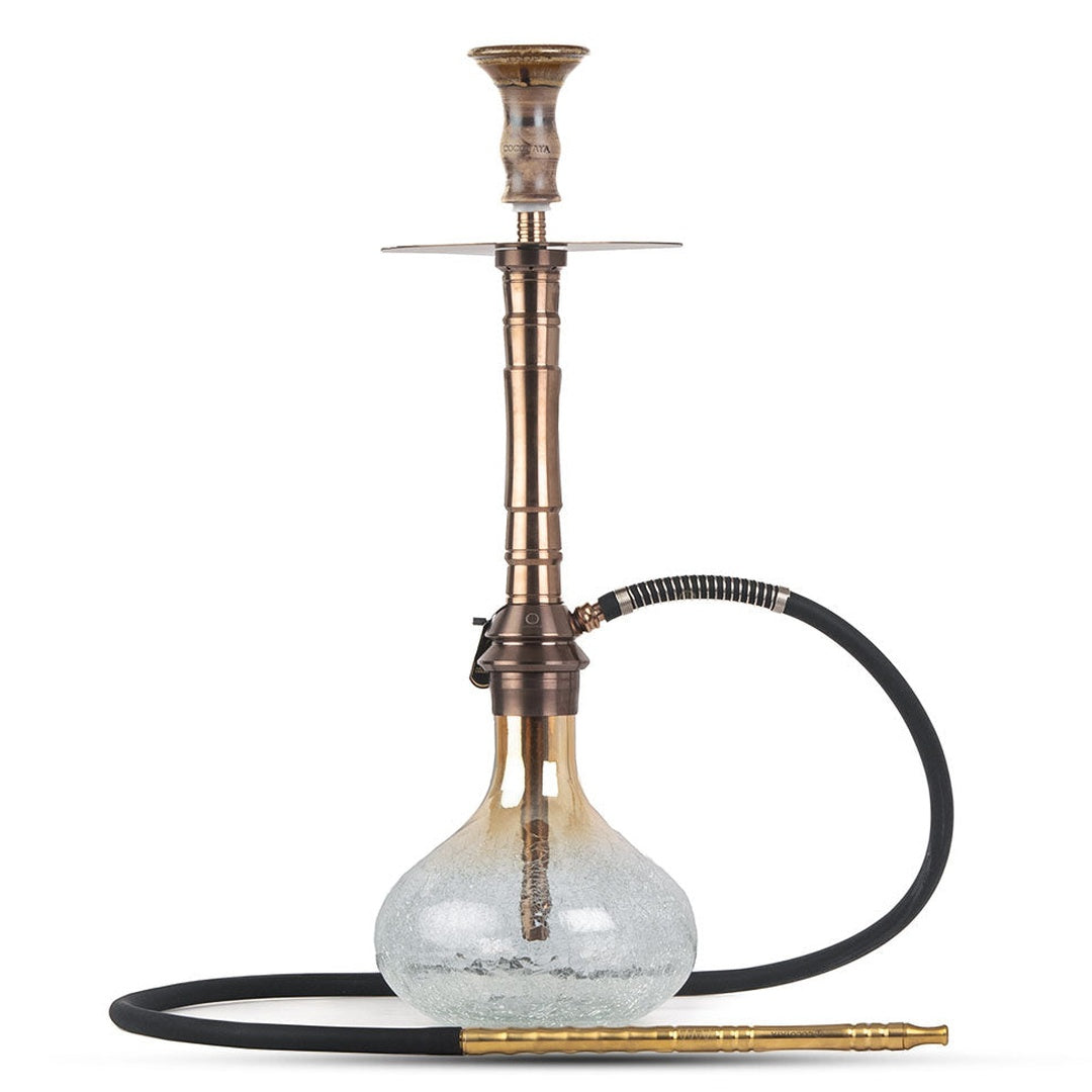 COCOYAYA Vargo Hookah - Bronze & Transparent Crack Base