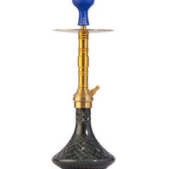 COCOYAYA Vega Hookah - Gold Stem & Black Base