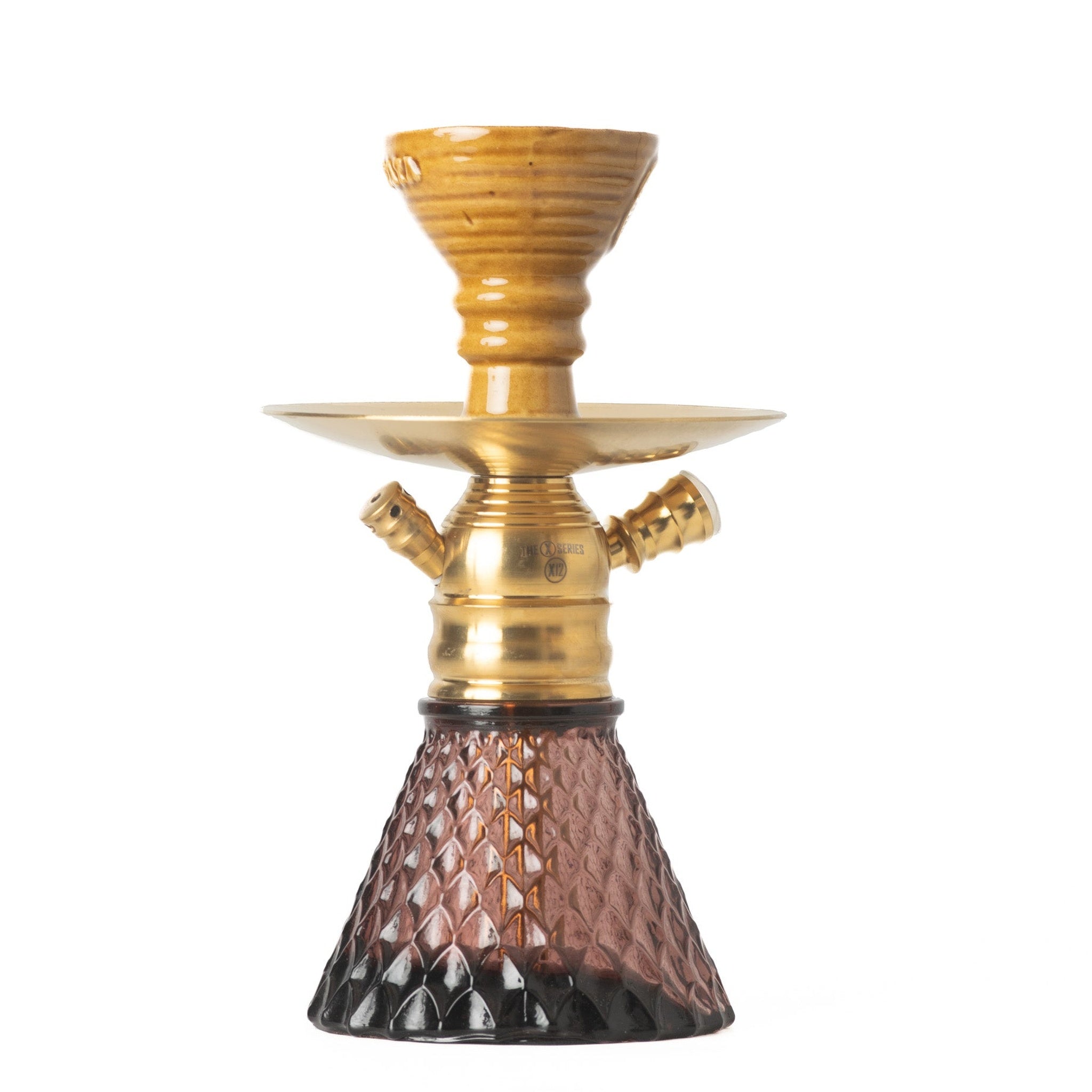 COCOYAYA X12 Hookah - Golden & Purple Base