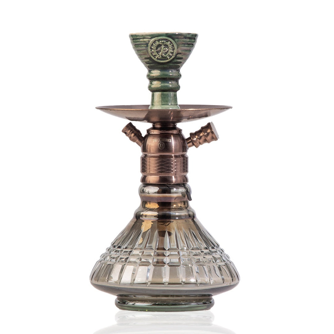 COCOYAYA X8 Hookah - Bronze Stem & Grey Base