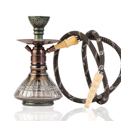 COCOYAYA X8 Hookah - Bronze Stem & Grey Base