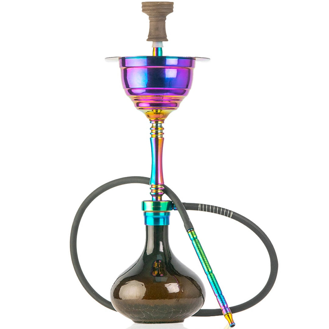 COCOYAYA Yara Hookah - Rainbow Stem (Black Base)