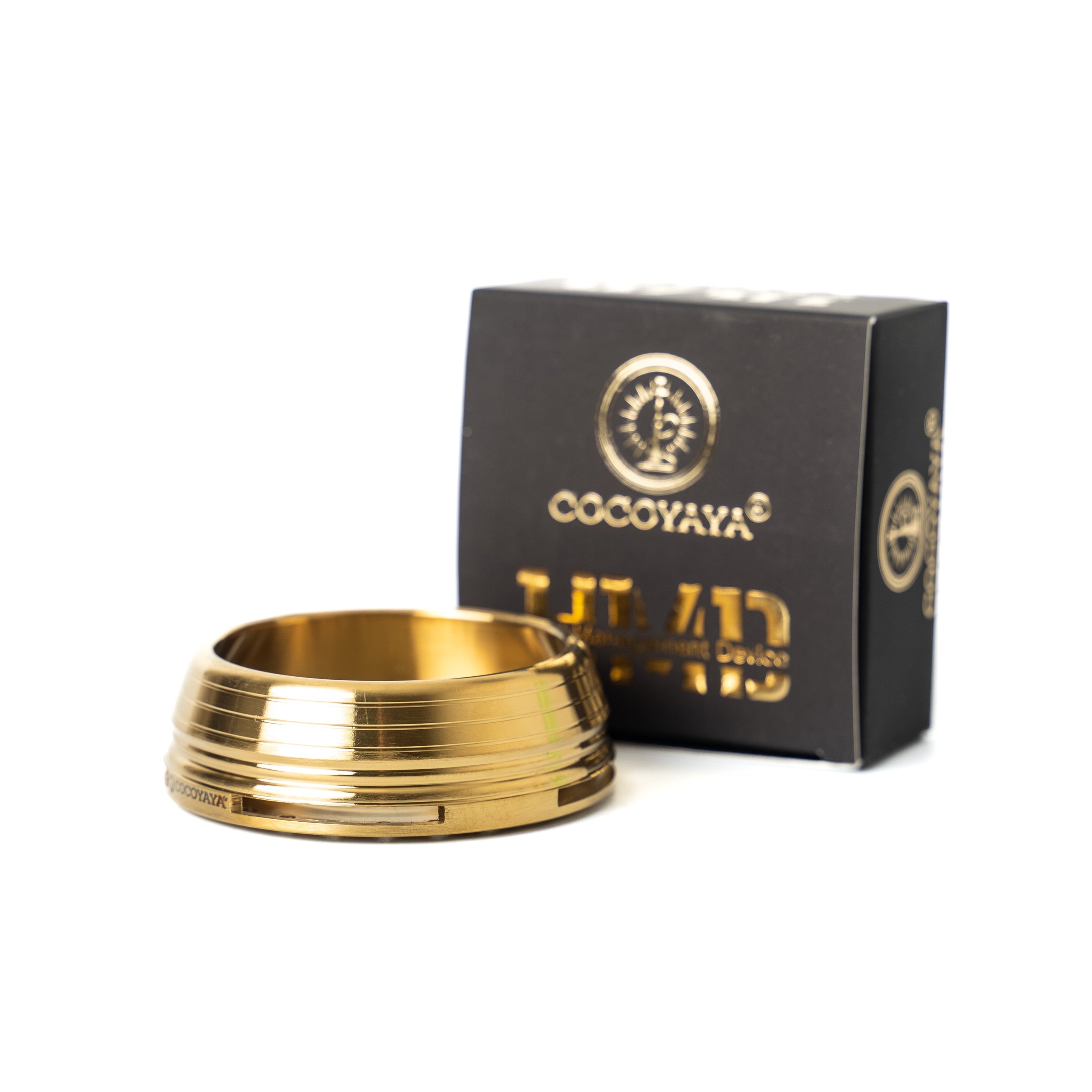 COCOYAYA 3 Line Hookah HMD - Golden