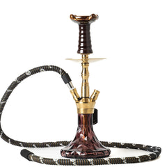 COCOYAYA Coco Mini Hookah - Golden (Purple Base)