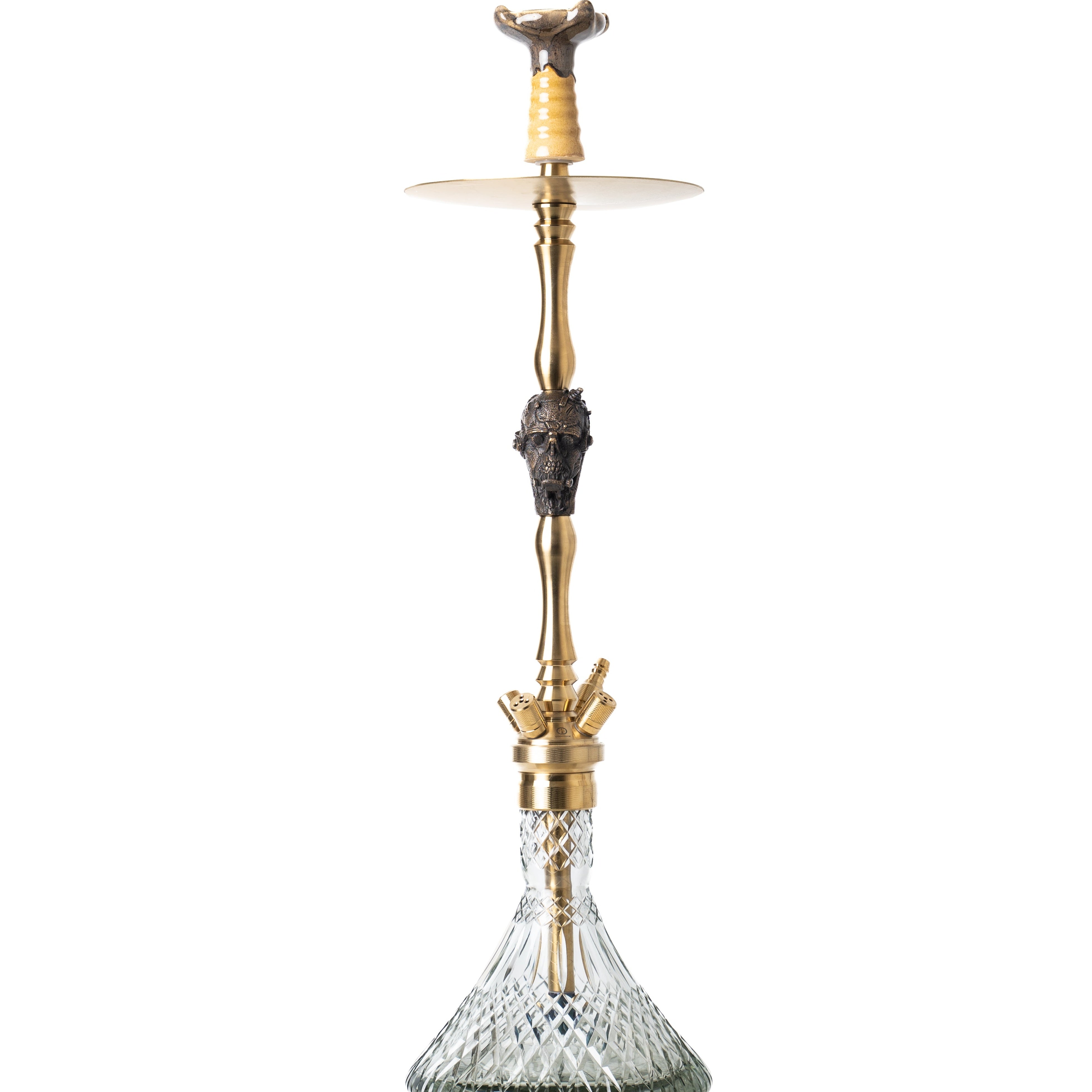 COCOYAYA Jungle Series Franky Hookah - Golden (Transparent Base)