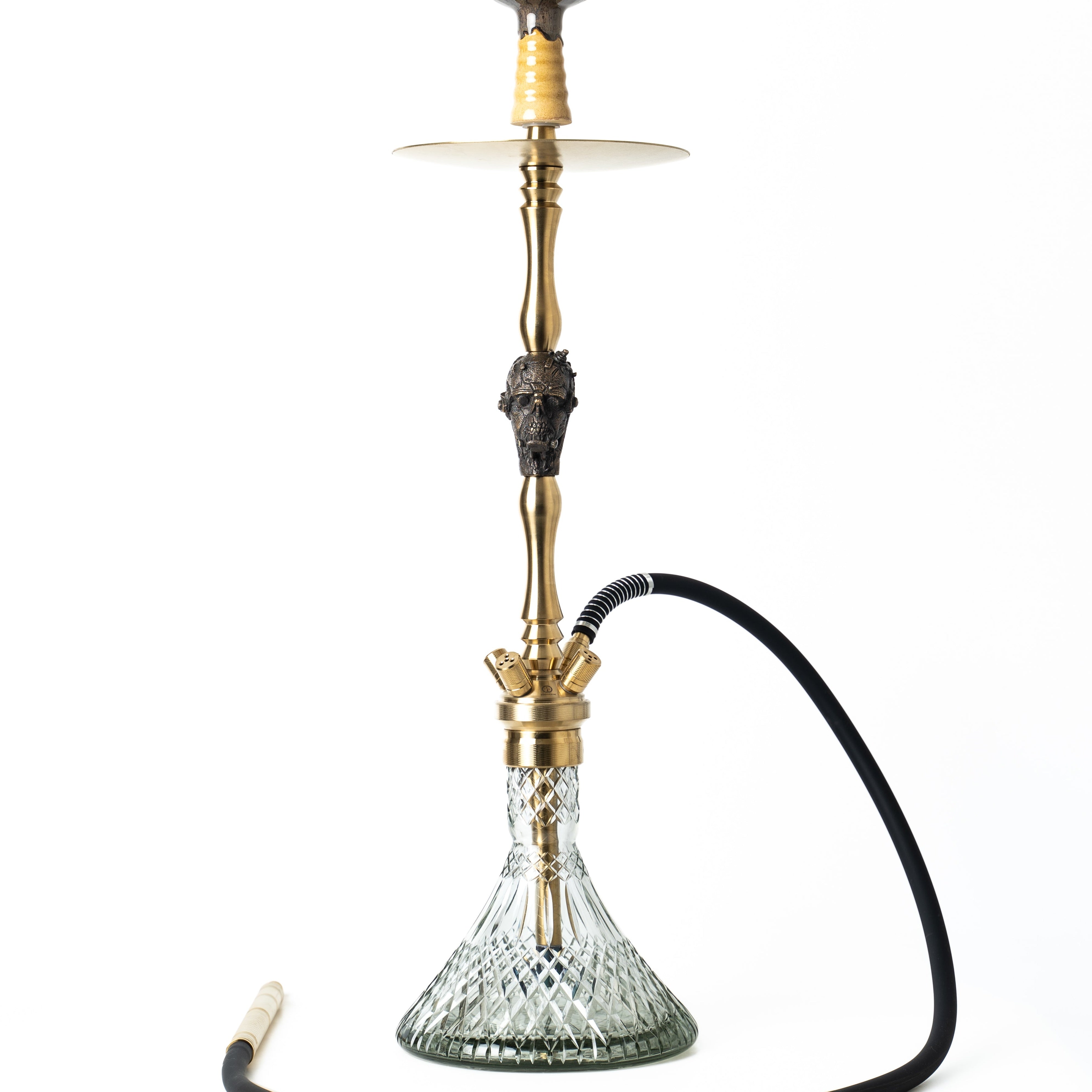COCOYAYA Jungle Series Franky Hookah - Golden (Transparent Base)
