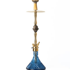 COCOYAYA Jungle Series Mr. P Hookah - Golden (Blue Base)