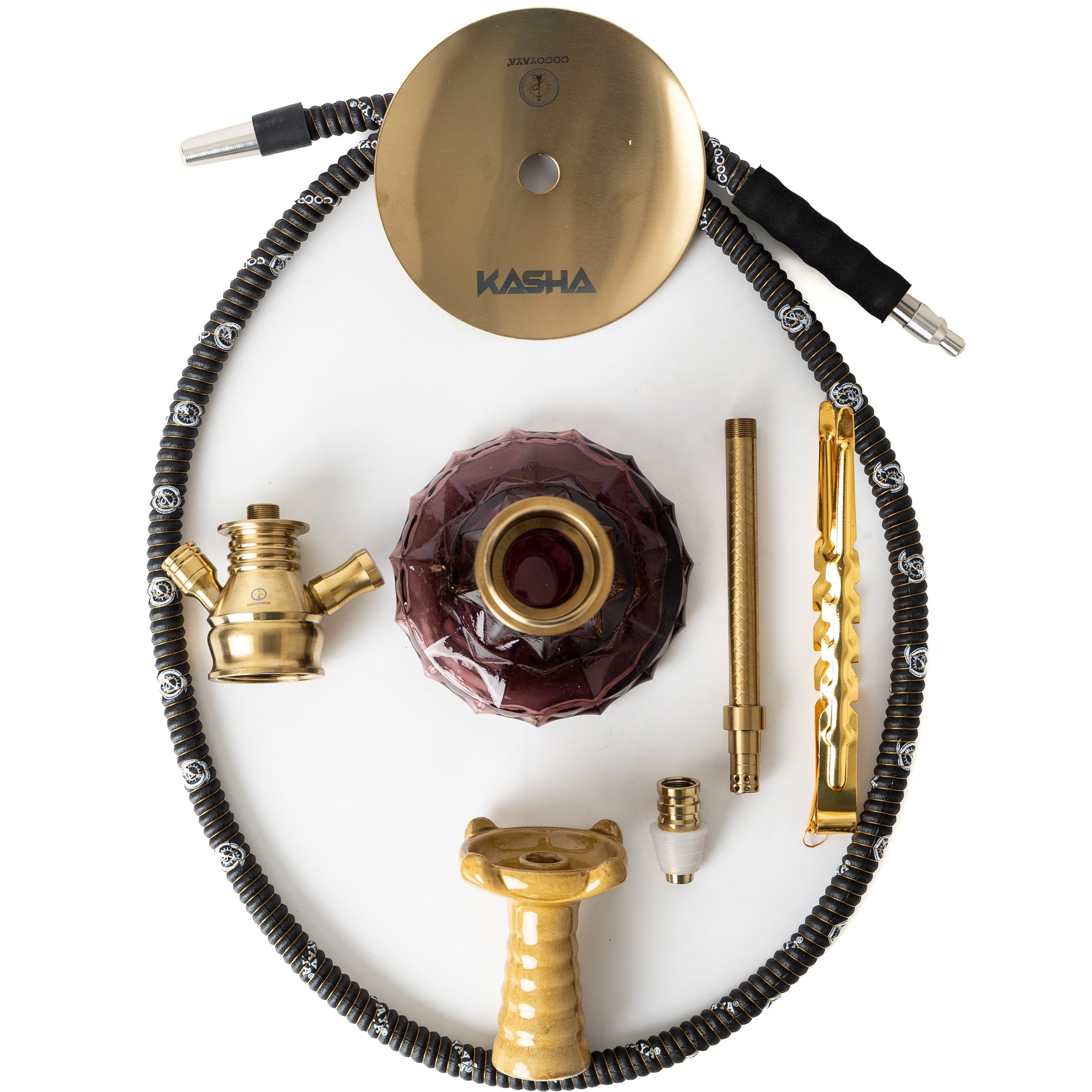 COCOYAYA Kasha Hookah - Golden