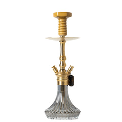COCOYAYA Madrid Hookah - Golden (Black Base)