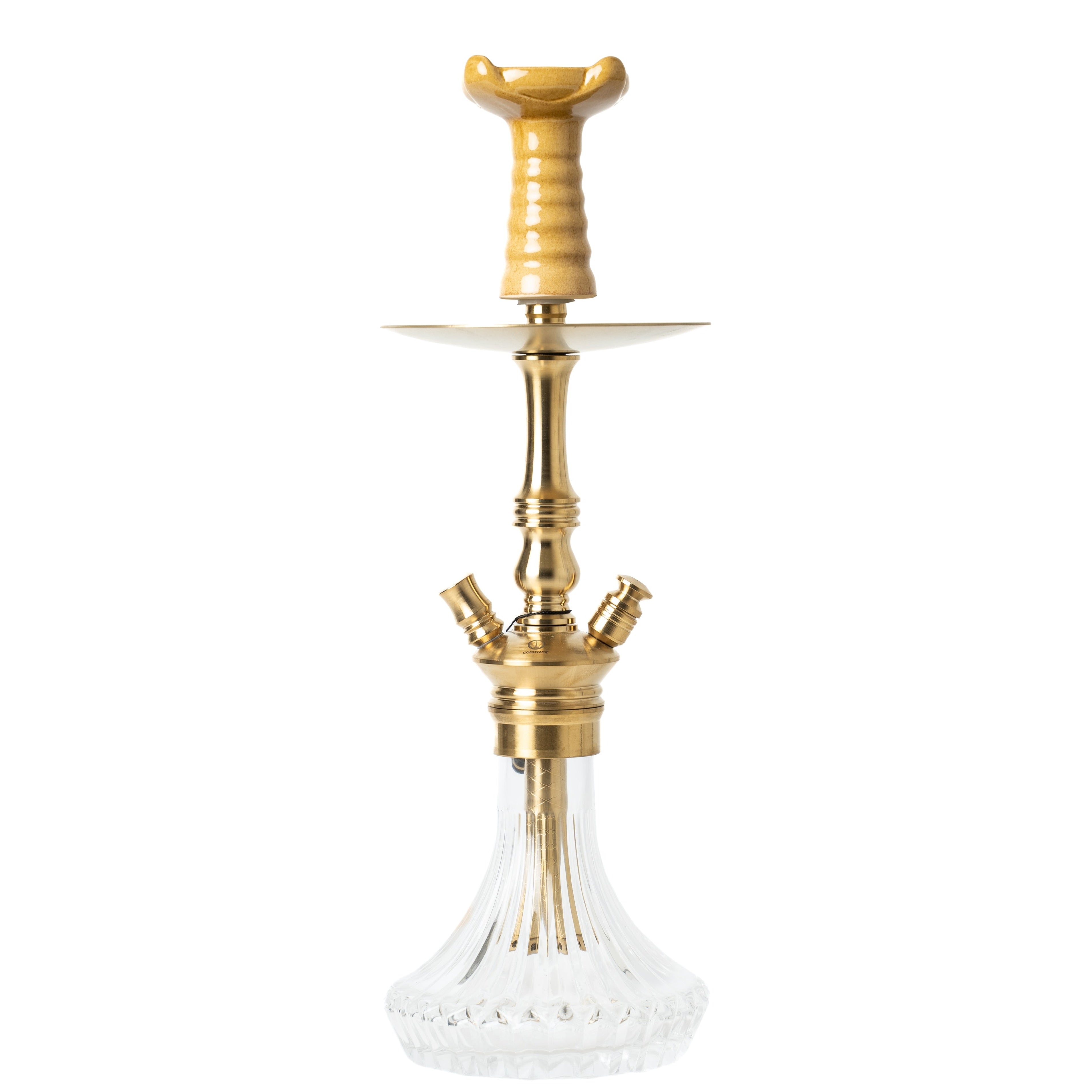 COCOYAYA Madrid Hookah - Golden (Transparent Base)