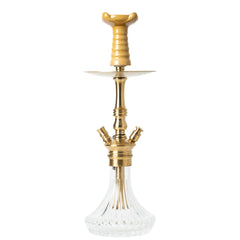 COCOYAYA Madrid Hookah - Golden (Transparent Base)