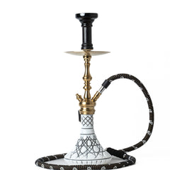 COCOYAYA Simba Hookah - Golden (White Base)