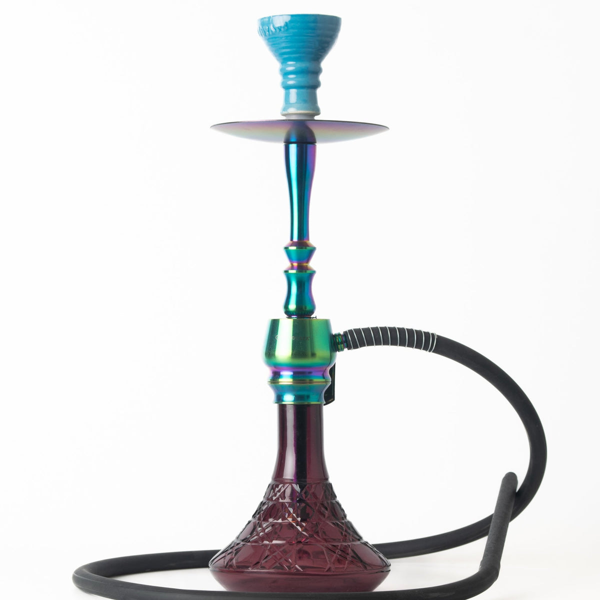 COCOYAYA Tokyo X Hookah - Rainbow Stem & Purple Base