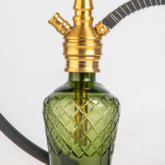 COCOYAYA VIP Amy Hookah - Gold Stem & Green Base