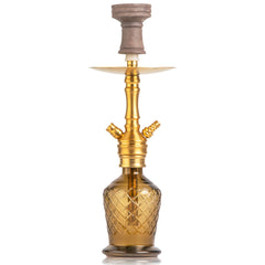 COCOYAYA VIP Amy Hookah - Gold Stem & Grey Base