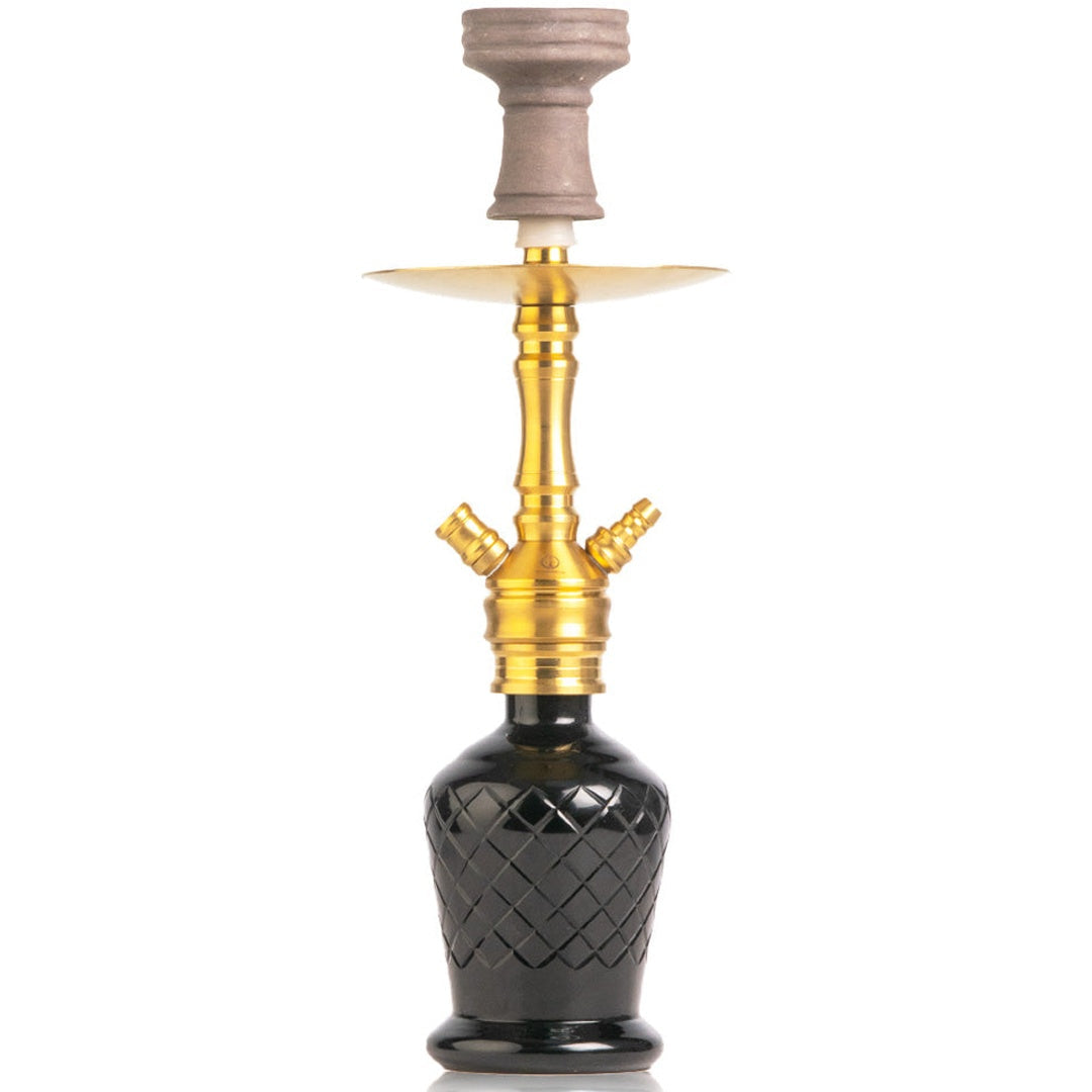 COCOYAYA VIP Amy Hookah - Gold Stem & Black Base