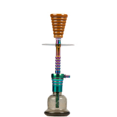 Cocoyaya Kaka Hookah (Conquer Series) - Rainbow (Grey Base)