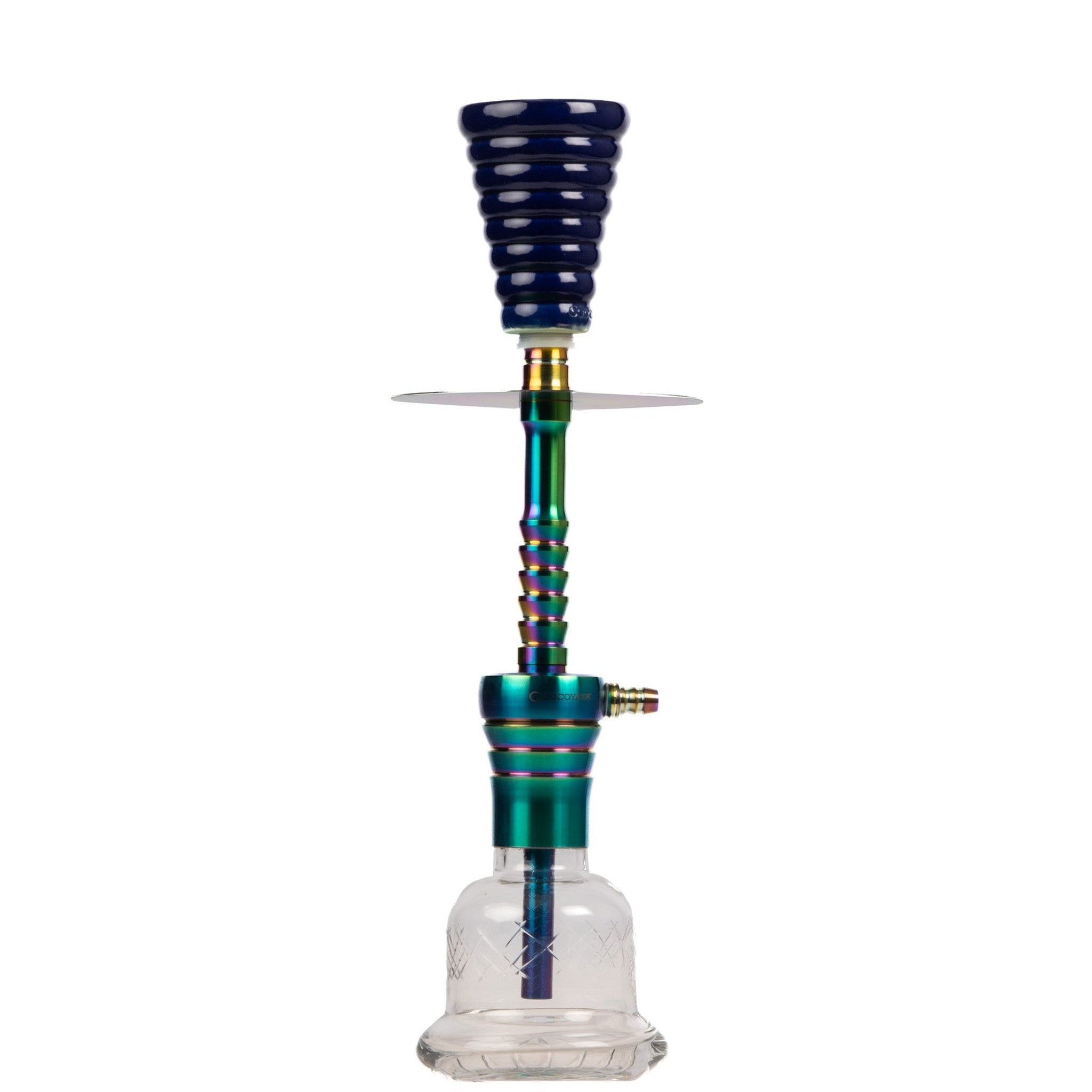 Cocoyaya Kaka Hookah (Conquer Series) - Rainbow (Transparent Base)