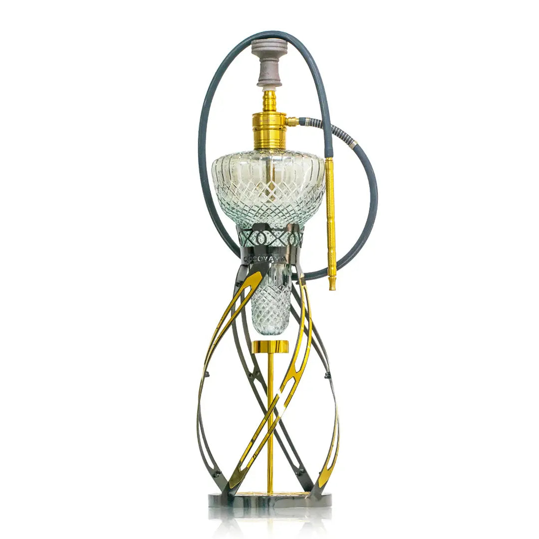 Cocoyaya Maharaja - 42 inch Royal Gold Hookah