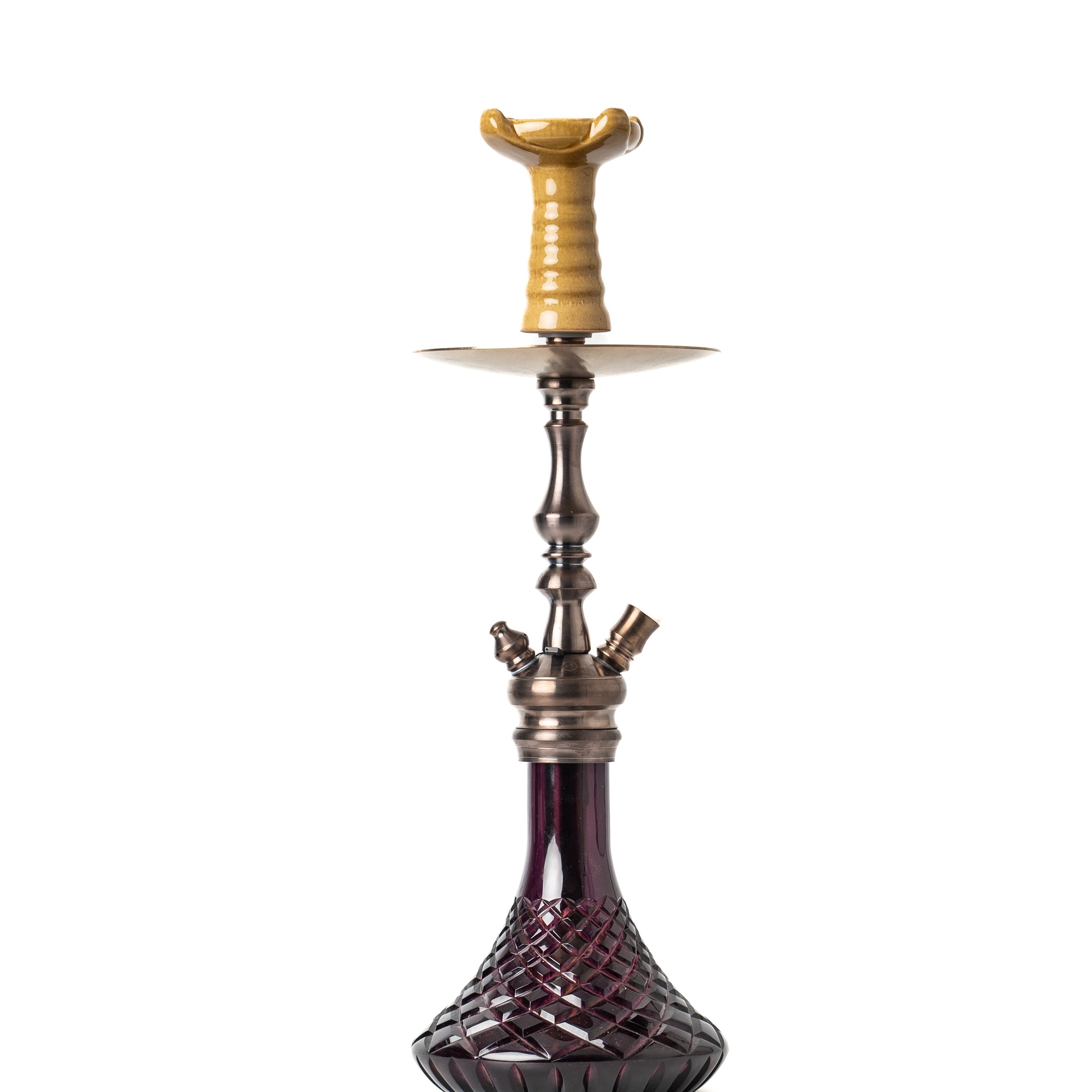 COCOYAYA Simba Hookah - Purple Base & Bronze Stem