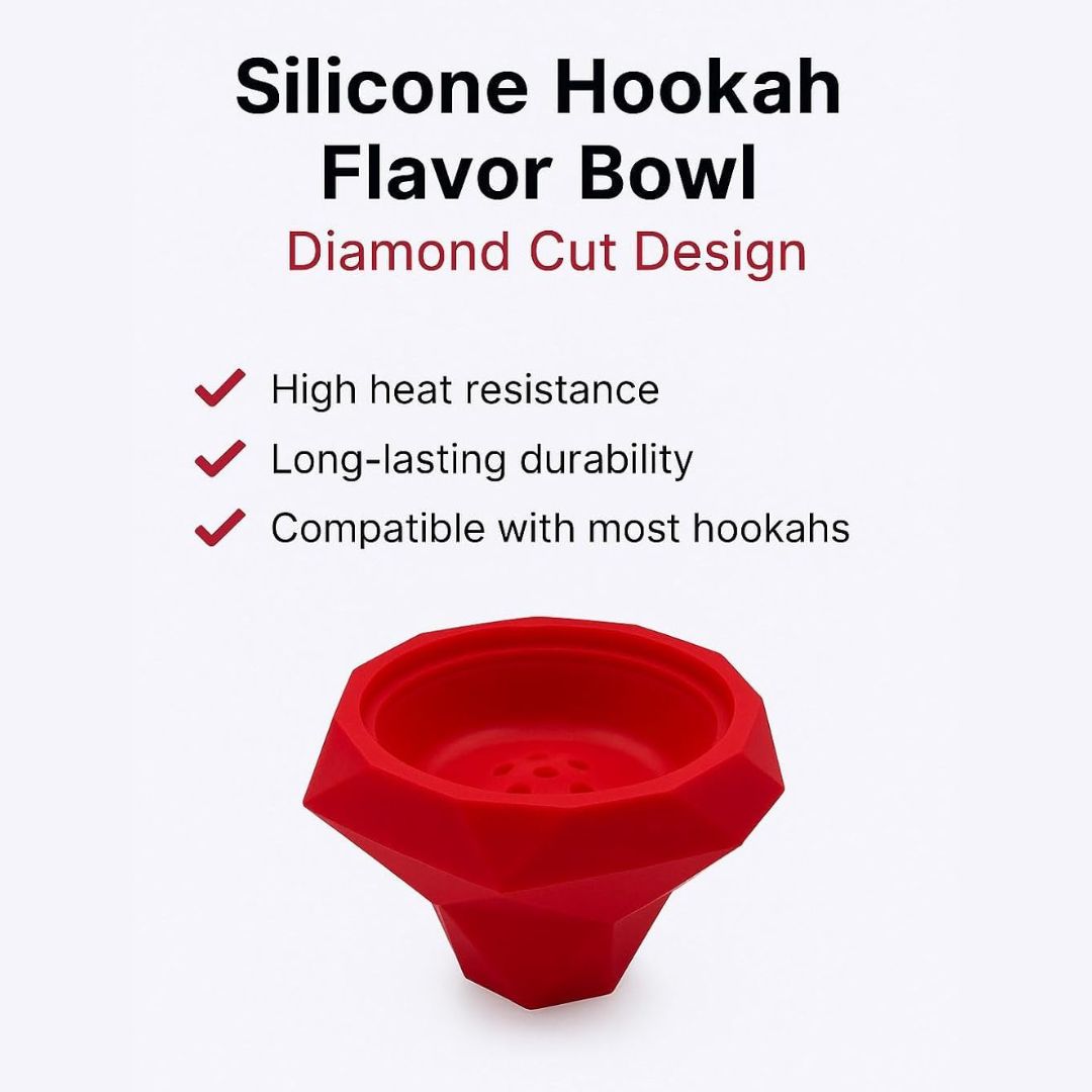 Premium Diamond Silicone Hookah Chillum