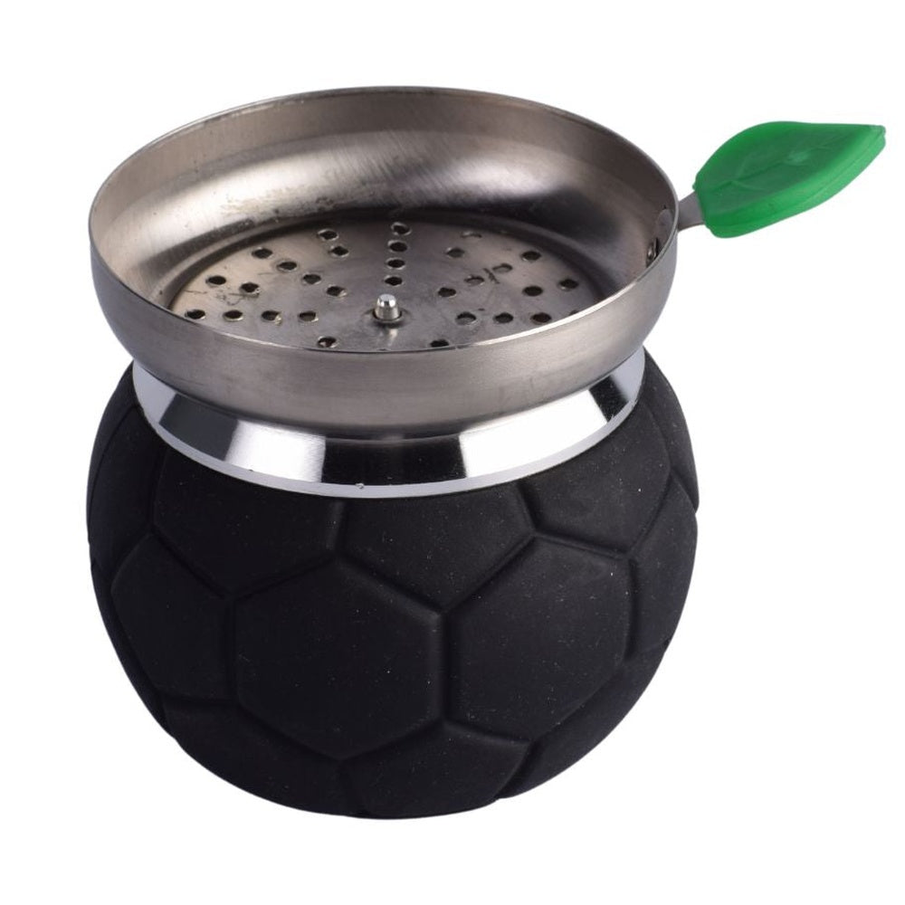 Football Hookah Chillum Bowl and HMD - Black
