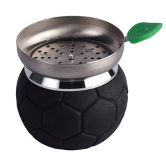 Football Hookah Chillum Bowl and HMD - Black