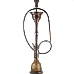 COCOYAYA Gamaliya Arabia Grande Hookah - Bronze Stem & Brown Base