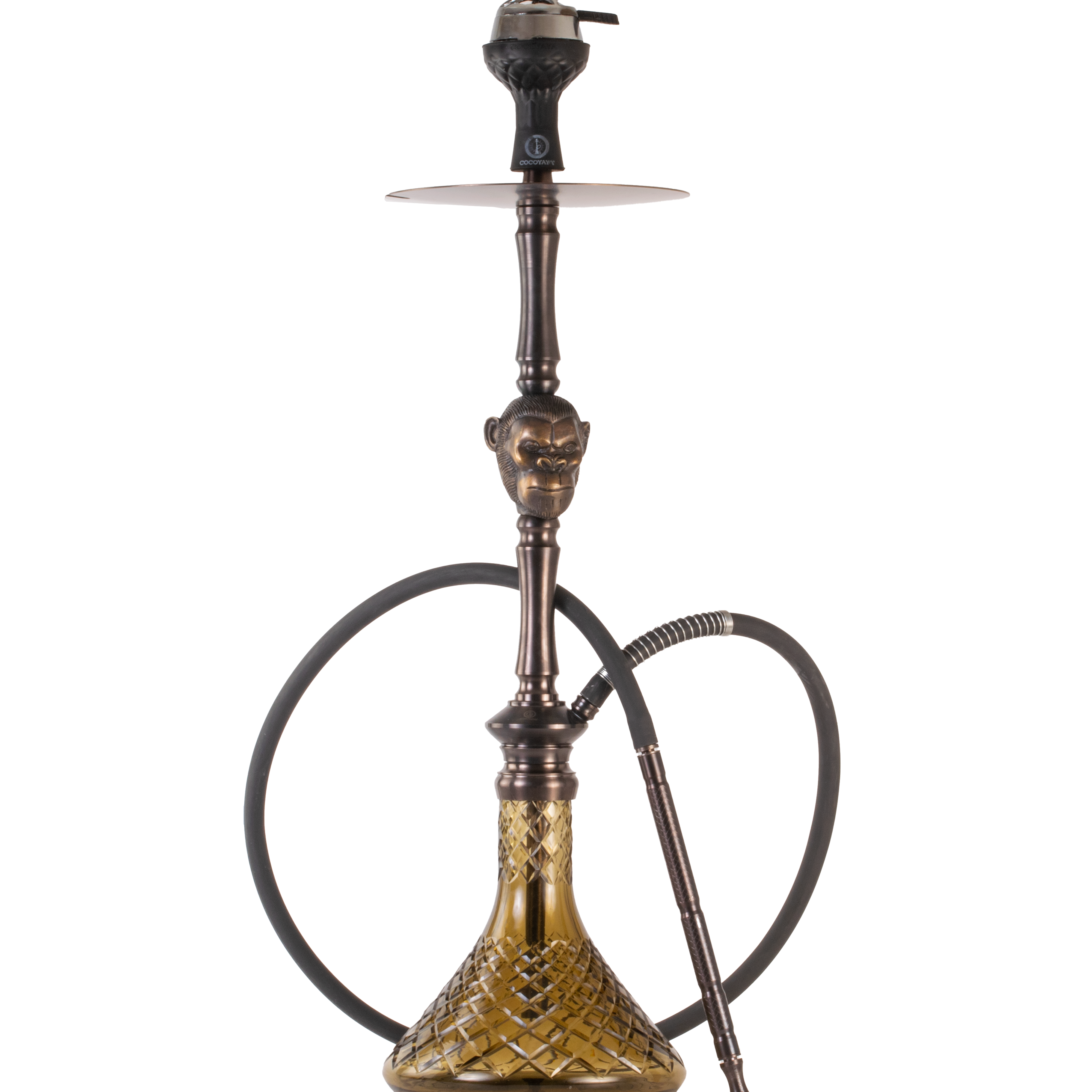 COCOYAYA Jungle Series Kong Hookah - Bronze (Grey Base)
