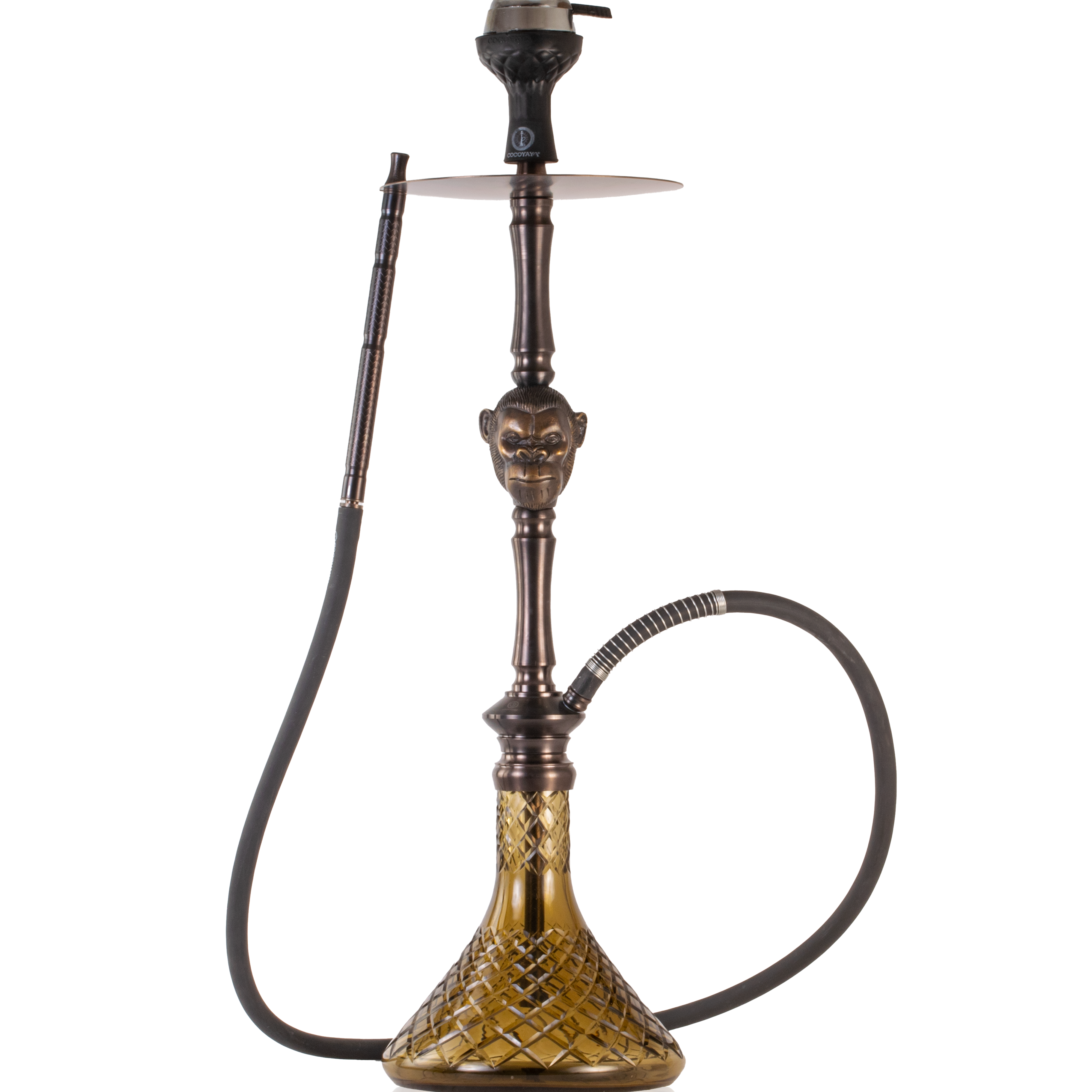 COCOYAYA Jungle Series Kong Hookah - Bronze (Grey Base)