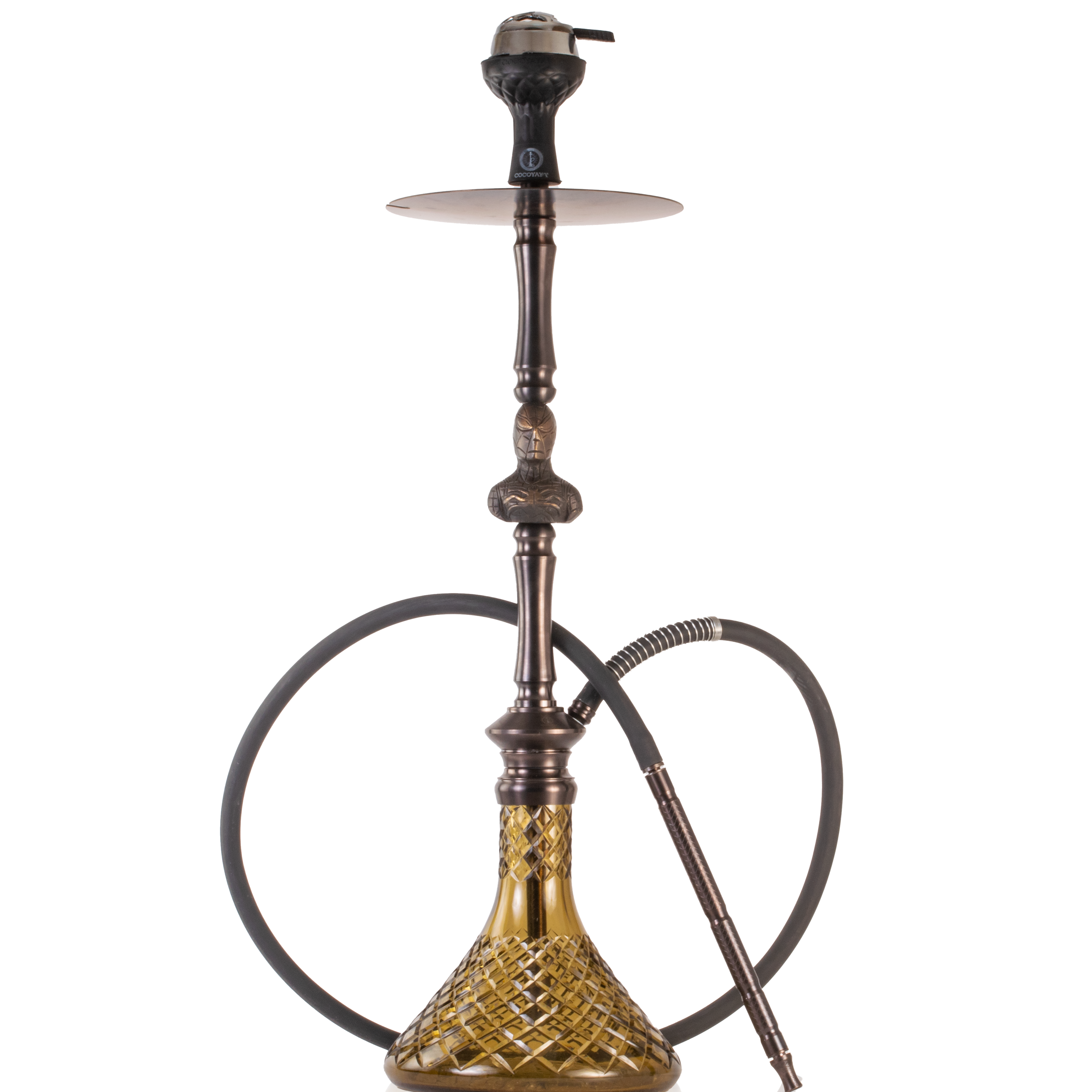 COCOYAYA Jungle Series Spiderman Hookah - Bronze (Grey Base)