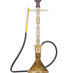 COCOYAYA King Series Hookah - Gold Stem & Grey Base