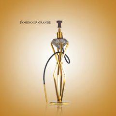 COCOYAYA Kohinoor Grande Hookah - Golden