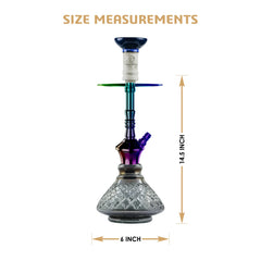 COCOYAYA Niko Hookah (Conquer Series) - Rainbow