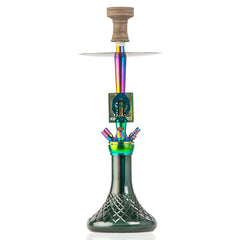 COCOYAYA Moksha SPT Hookah - Rainbow Stem & Green Base